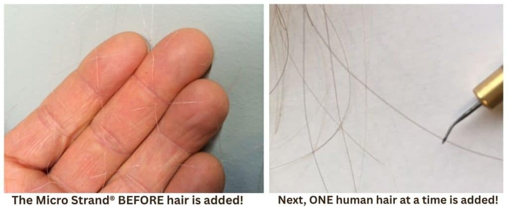 The Micro Strand BEFORE hair